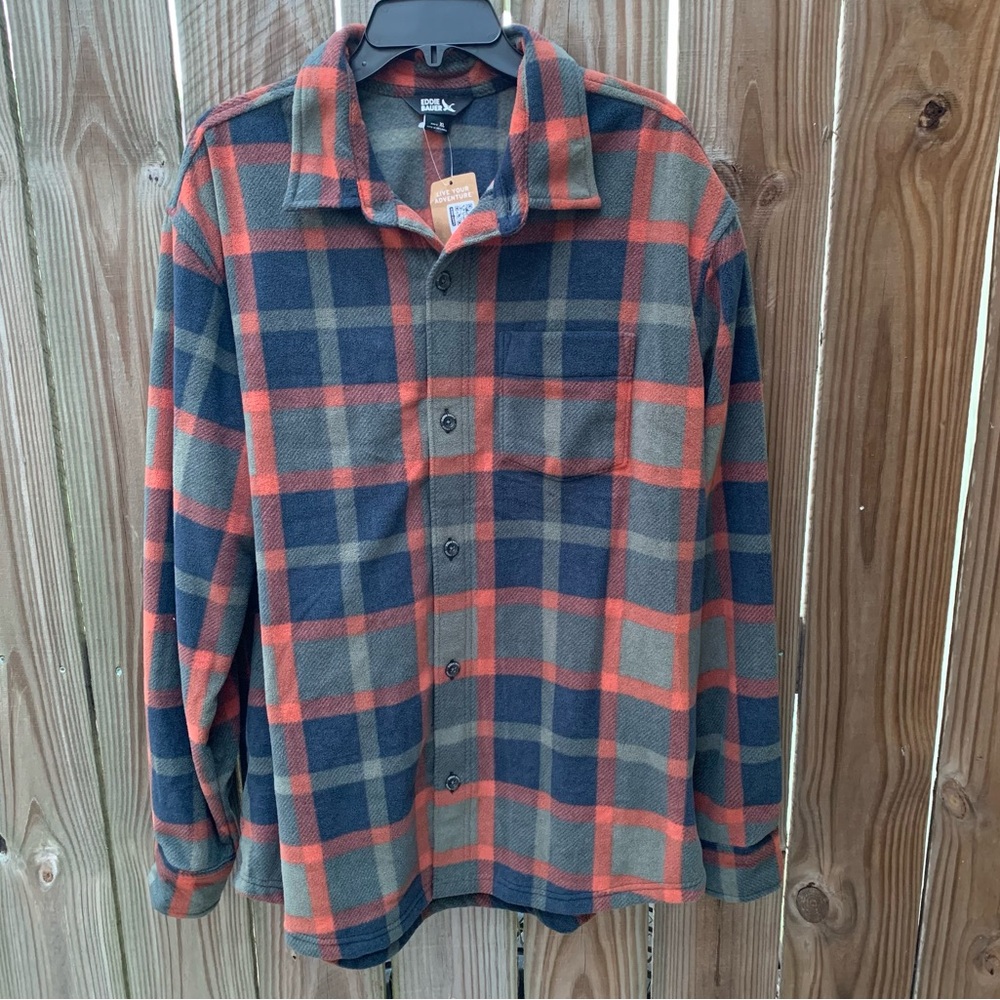 Eddie Bauer Fleece Shirt - Mens XL - New with Tag